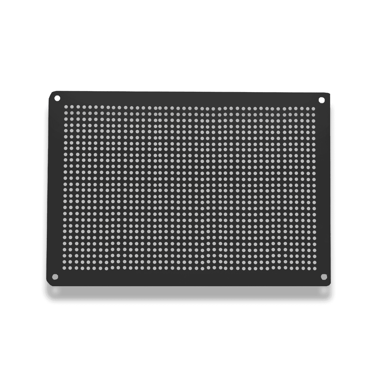 Medium Black Powder Coated Aluminium Vent Cover