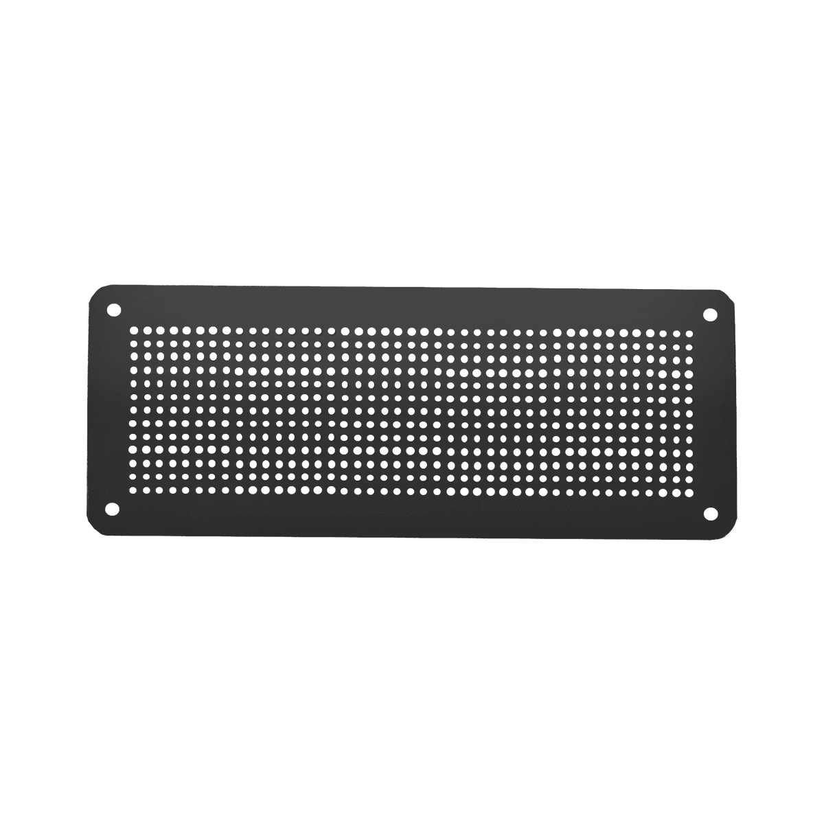 Small Black Powder Coated Aluminium Vent Cover