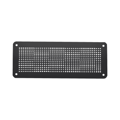 Small Black Powder Coated Aluminium Vent Cover