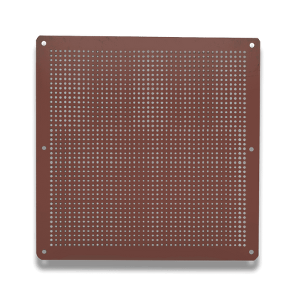 Large Brown Powder Coated Aluminium Vent Cover