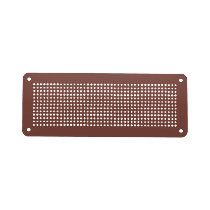 Small Brown Powder Coated Aluminium Vent Cover