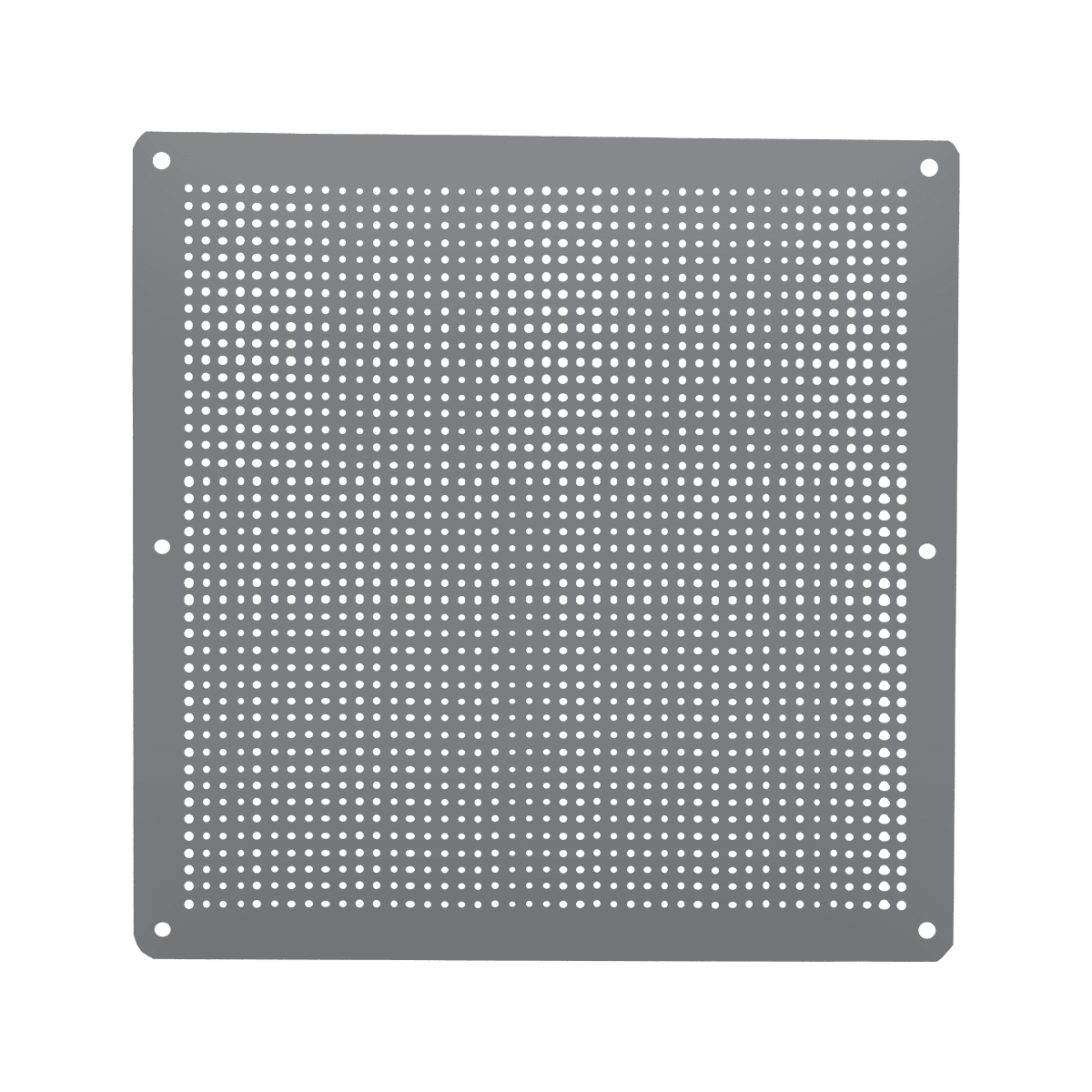 Large Grey Powder Coated Aluminium Vent Cover