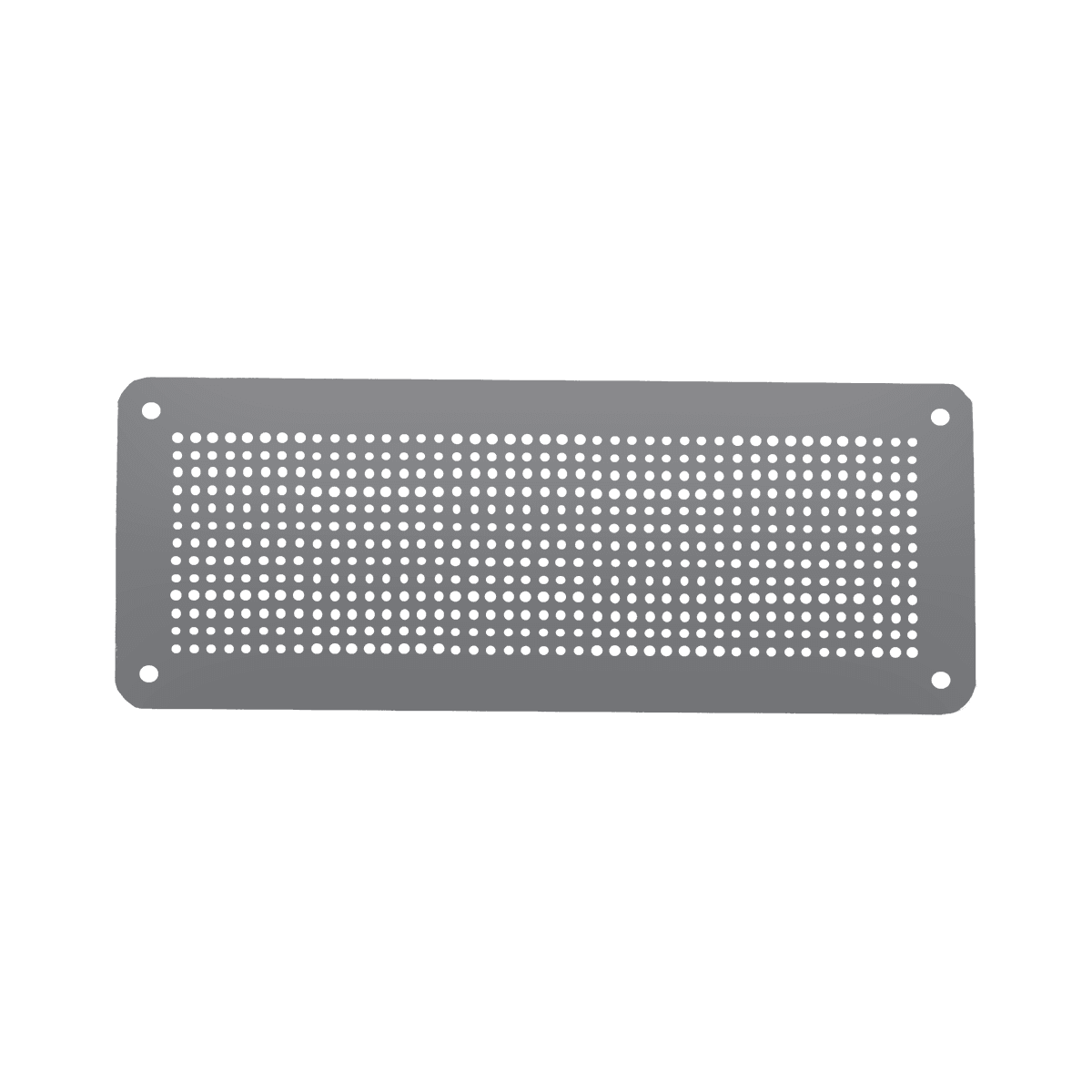 Small Grey Powder Coated Aluminium Vent Cover