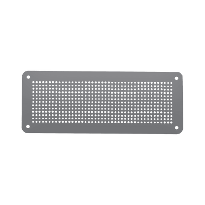 Small Grey Powder Coated Aluminium Vent Cover