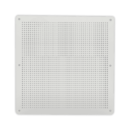 Large White Powder Coated Aluminium Vent Cover