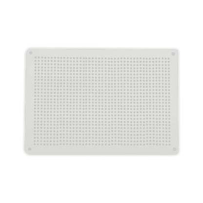 Medium White Powder Coated Aluminium Vent Cover